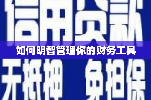 郫县如何明智管理你的财务工具