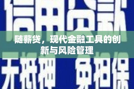 郫县随薪贷，现代金融工具的创新与风险管理