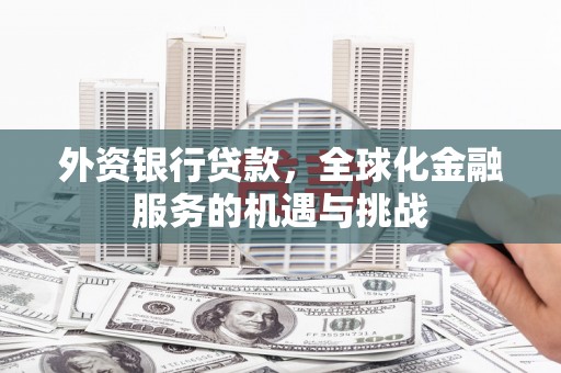 郫县外资银行贷款，全球化金融服务的机遇与挑战