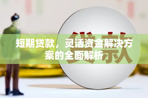 郫县短期贷款，灵活资金解决方案的全面解析