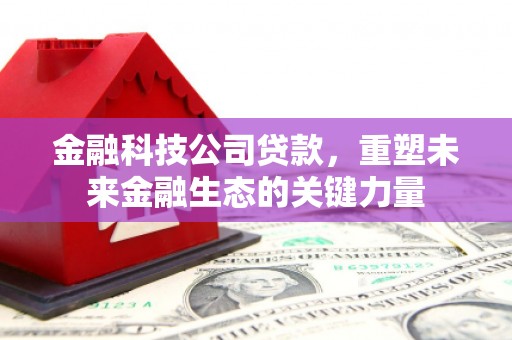 郫县金融科技公司贷款，重塑未来金融生态的关键力量