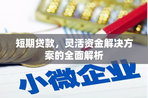 郫县短期贷款，灵活资金解决方案的全面解析