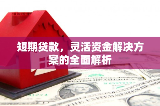 郫县短期贷款，灵活资金解决方案的全面解析