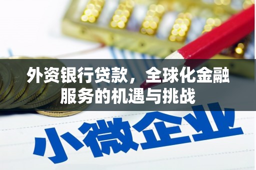 郫县外资银行贷款，全球化金融服务的机遇与挑战